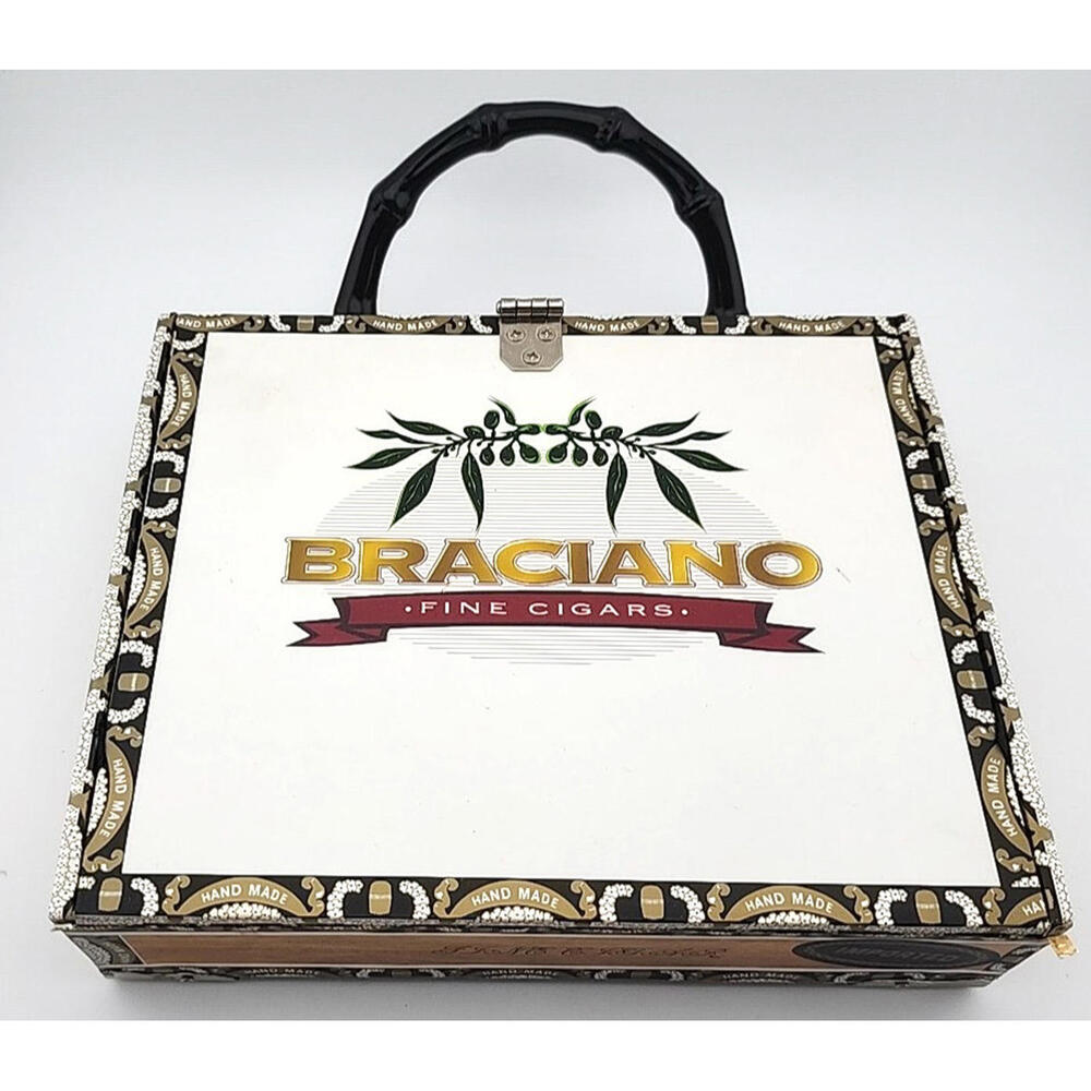 Braciano Cigar Box Purse – Sequined Red Hat Ladies – Night Life - Picture 4 of 6